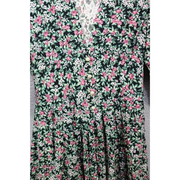 Maggie Lawerence Collection Vintage Y2K Midi Dress-Size 10-Cottagecore - Picture 7 of 10